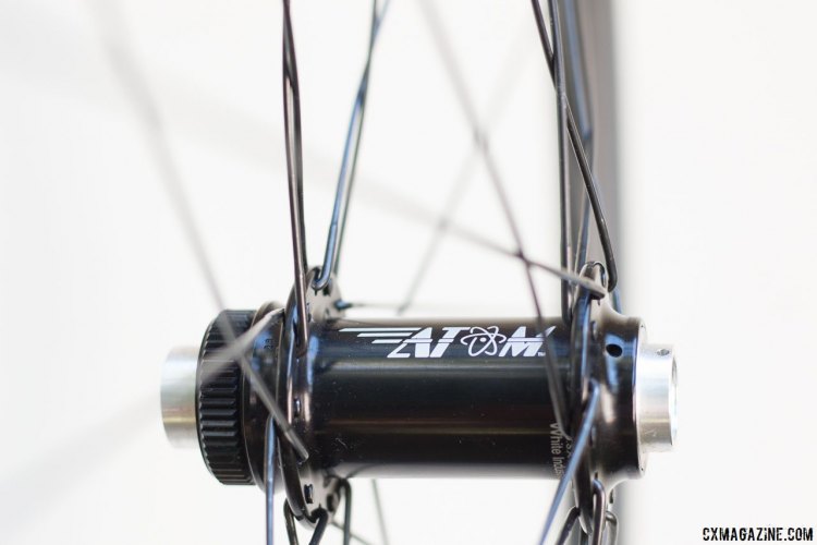 Atom Composites CR38 carbon tubular wheelset. © Cyclocross Magazine