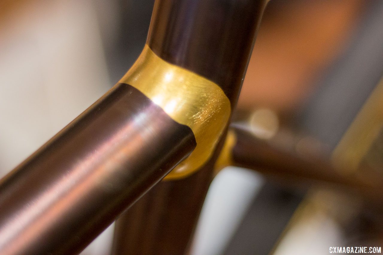 brazing bike frame