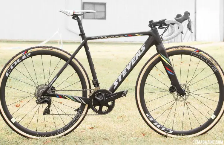 Sanne Cant's World Cup Waterloo-winning Stevens Super Prestige cyclocross bike. © Z. Schuster / Cyclocross Magazine