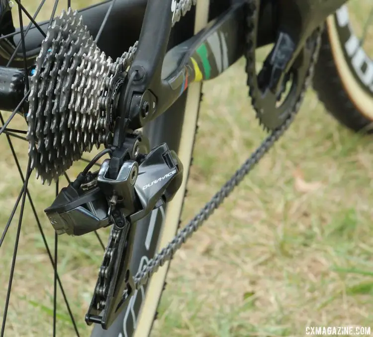 Sanne Cant's World Cup Waterloo-winning Stevens Super Prestige cyclocross bike. © Z. Schuster / Cyclocross Magazine