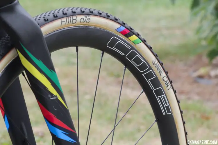 Sanne Cant's World Cup Waterloo-winning Stevens Super Prestige cyclocross bike. © Z. Schuster / Cyclocross Magazine