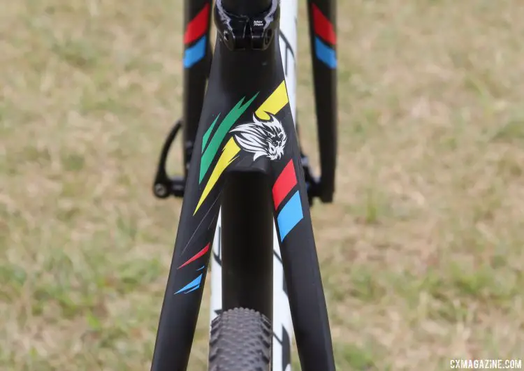 Sanne Cant's World Cup Waterloo-winning Stevens Super Prestige cyclocross bike. © Z. Schuster / Cyclocross Magazine