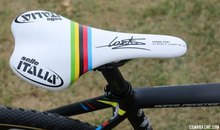 Sanne Cant's World Cup Waterloo-winning Stevens Super Prestige cyclocross bike. © Z. Schuster / Cyclocross Magazine