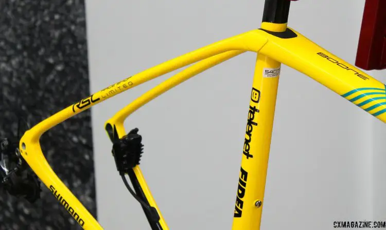 Telenet Fidea's Trek Boone cyclocross bikes for the 2017/2018 season. © Z. Schuster / Cyclocross Magazine