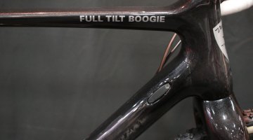 The updated 2018 Van Dessel Full Tilt Boogie carbon cyclocross bike has been one of our top-reviewed bikes due to its versatility and ride, and the updates should keep it up there. Interbike 2017 © Cyclocross Magazine