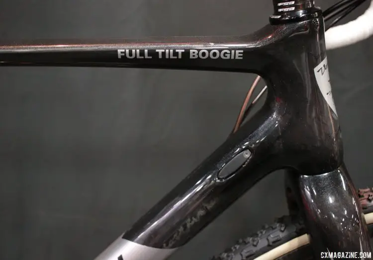 The updated 2018 Van Dessel Full Tilt Boogie carbon cyclocross bike has been one of our top-reviewed bikes due to its versatility and ride, and the updates should keep it up there. Interbike 2017 © Cyclocross Magazine