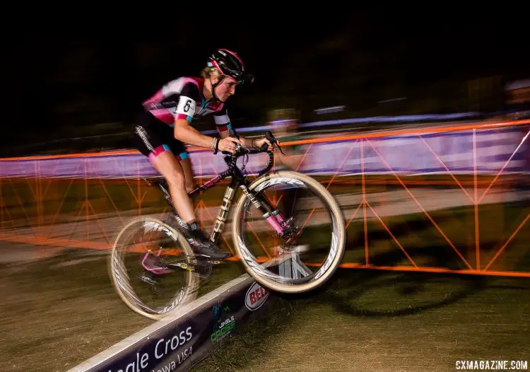 2017 Jingle Cross Day 1 UCI C1, Elite Women. (Friday Night) © A. Yee / Cyclocross Magazine