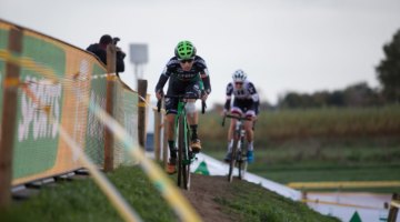 Maud Kaptheijns made her move late to win the 2017 Superprestige Ruddervoorde. © B. Hamvas / Cyclocross Magazine