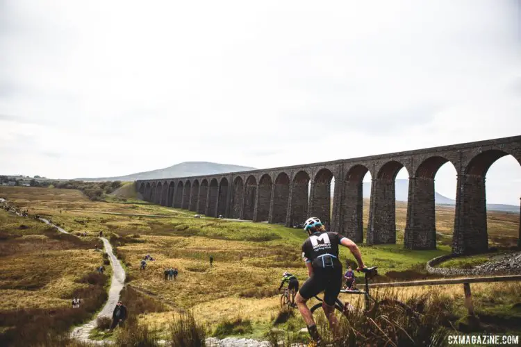 The Three Peaks route features many parts where riders have to forge their own path. 2017 Three Peaks Cyclocross. © D. Monaghan / Cyclocross Magazine