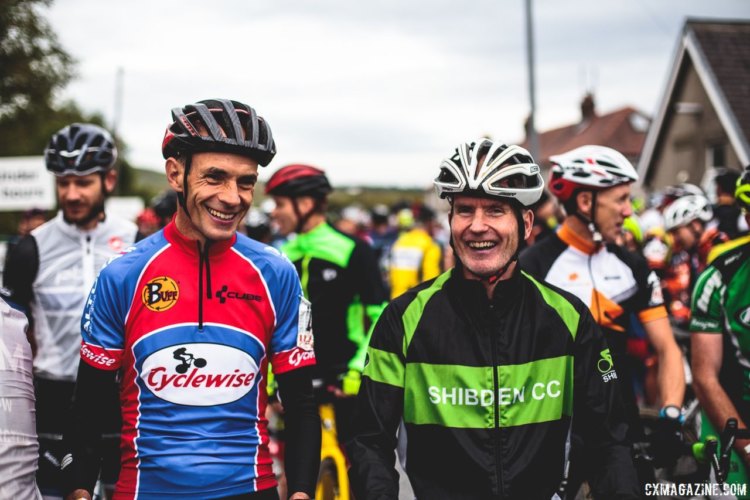 The Three Peaks Cyclocross allows old friends to return to race as well make new friends made through adversity. 2017 Three Peaks Cyclocross. © D. Monaghan / Cyclocross Magazine