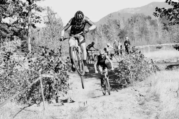 PolerCX's Ryan Barret rides all kinds of two wheeled bikes. From BMX to DH to CX, he is a true talent. CX Crusade Cascade Locks. Photo M. Estes