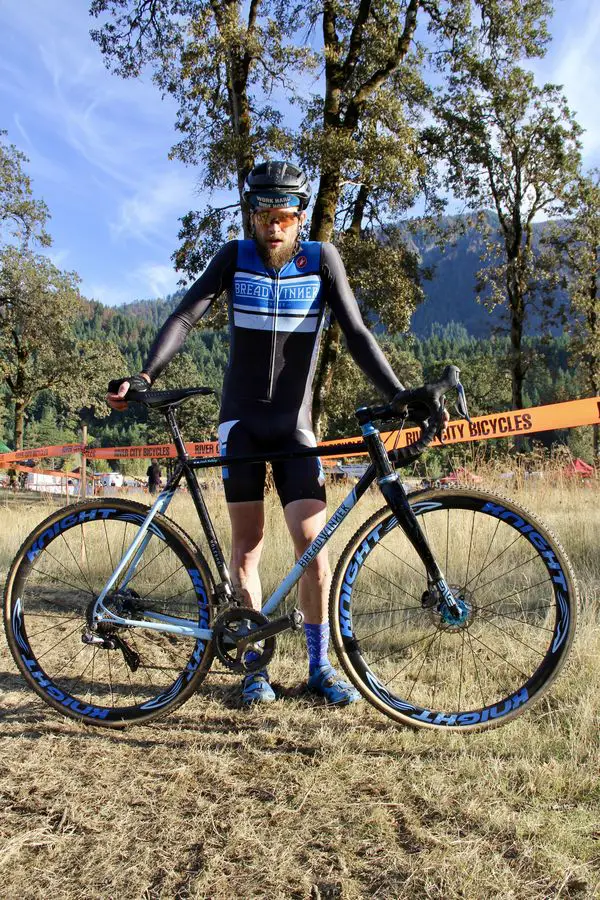 Breadwinner's Stephen Hartzel landed his fresh new bike in 3rd for Men