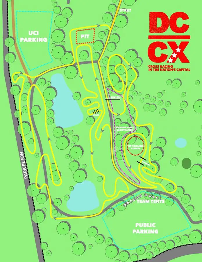 2017 DCCX Course Map