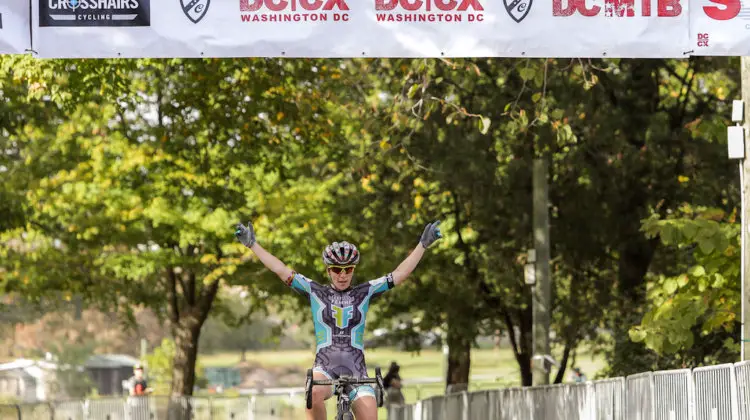 Kemmerer adds a third DCCX win, after winning in 2009, 2010. Elite Women, 2017 DCCX Day 1. © Bruce Buckley