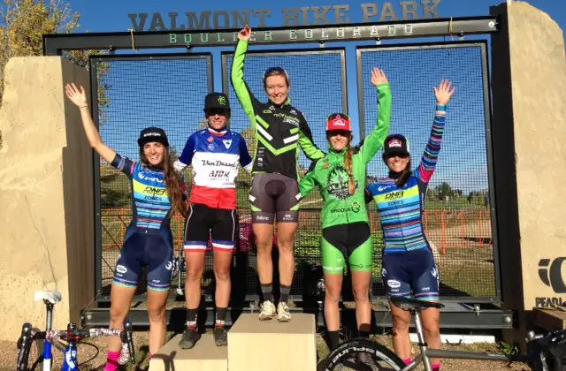 2017 US Open of Cyclocross podium © B. Lee