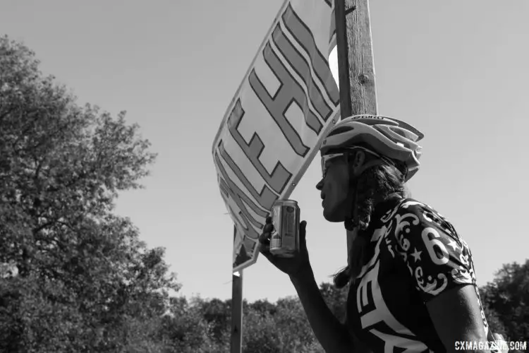 Heidi Beck is one of the coolest kids, and best racers, in the Wisconsin women's field. 2017 Flyover Silver Creek. © Z. Schuster / Cyclocross Magazine