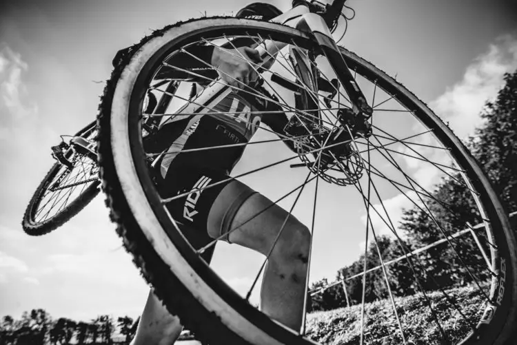 Lift it, drag it, whatever, just get it up the hill. © C. Morley