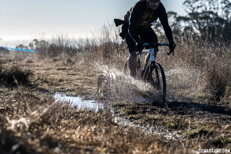 The course even featured a little bit of mud at the top of the climb. 2017 Rock Lobster Cup, Wilder Ranch. © J. Vander Stucken / Cyclocross Magazine