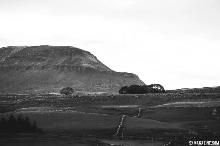 Pen-y-ghent is the last of the three peaks riders have to ascend. 2017 Three Peaks Cyclocross. © D. Monaghan / Cyclocross Magazine