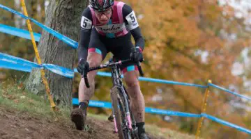 Jeremy Powers came back strong after a slow start to finish third. 2017 Cincinnati Cyclocross, Day 1. © Cyclocross Magazine