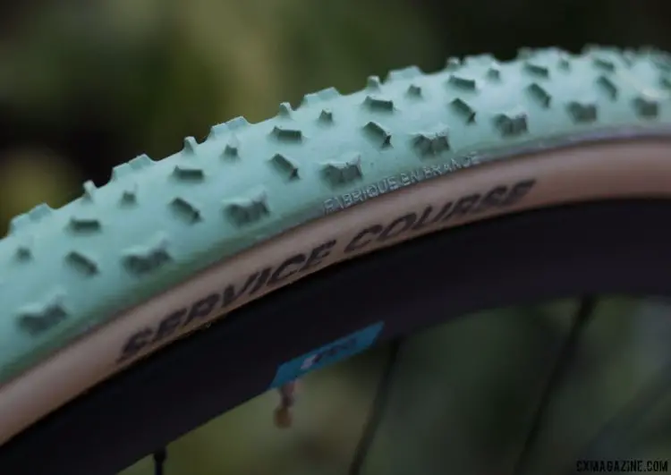 The upcoming FMB Grippo S silica mud tubular, like all FMB tubulars, are hand made in France, and will retail for around 85 Euro. © Cyclocross Magazine