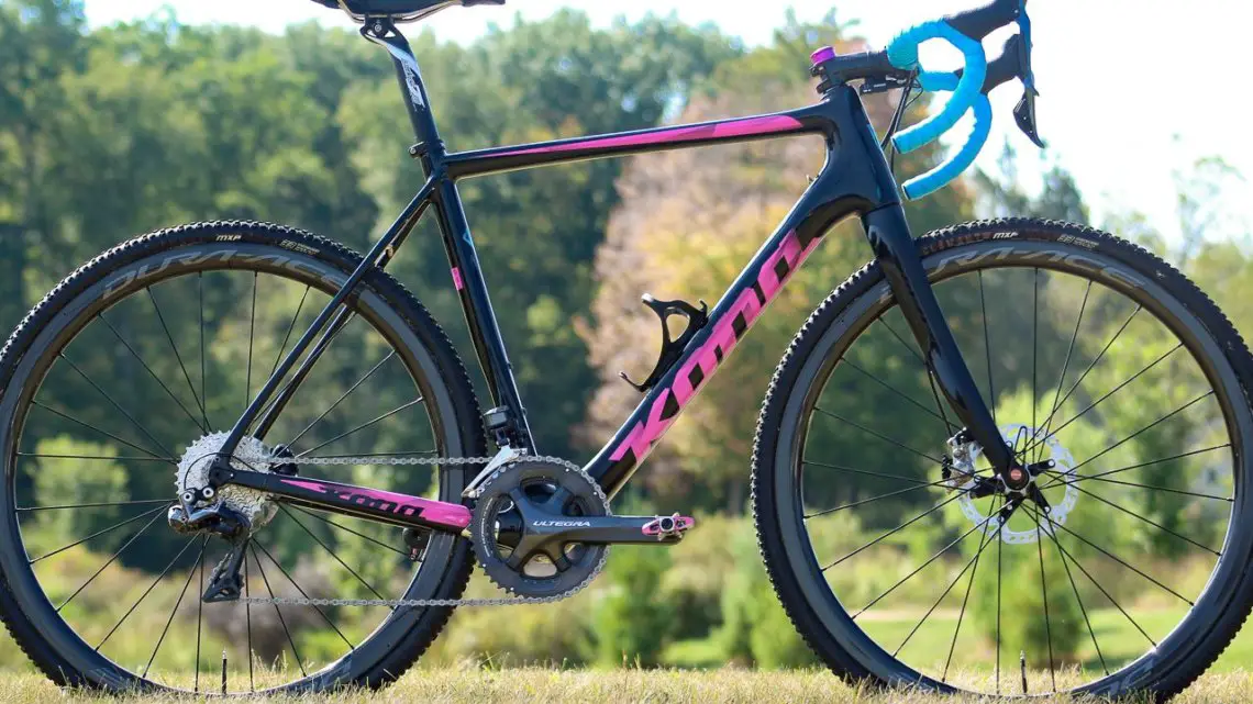 Kerry Werner's 2017 World Cup Waterloo Kona Super Jake. © Z. Schuster / Cyclocross Magazine