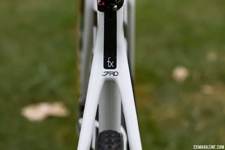 This season, Van Aert is riding Felt's top-of-the-line Fx series FRDx frame. Wout van Aert's carbon Felt cyclocross bike. © Cyclocross Magazine