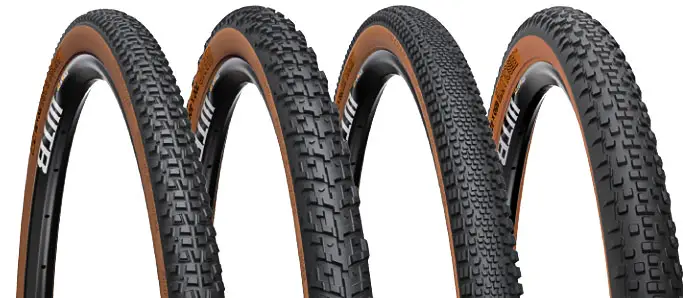 WTB cyclocross and gravel tires now all come in blackwall or skinwall.