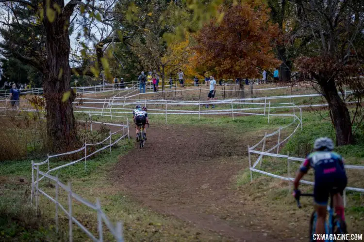 The climbs were greasy and long all weekend. 2017 Pan-American Championships. © D. Perker / Cyclocross Magazine