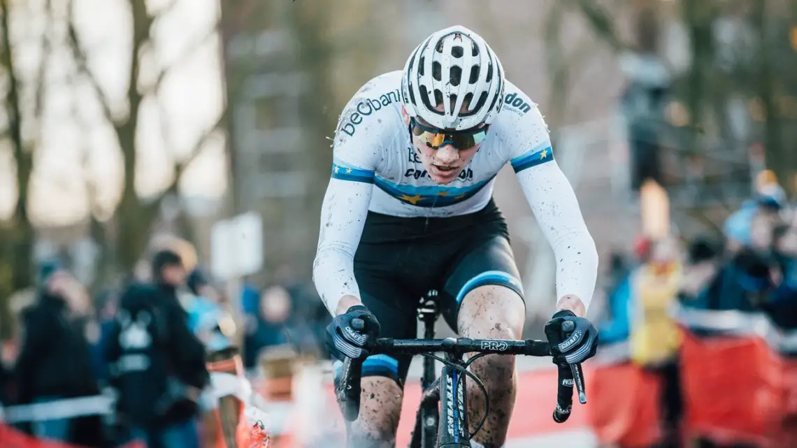 Mathieu van der Poel was focused on bouncing back after his mechanical on Saturday in Zeven. 2017 Flandriencross. © J. Curtes / Cyclocross Magazine