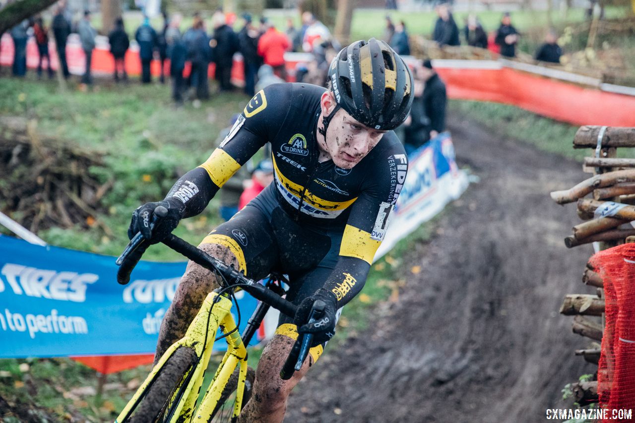 Daan Soete finished 12th on the afternoon. 2017 Flandriencross. © J ...
