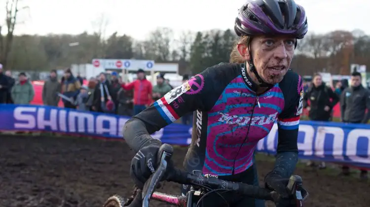 Helen Wyman has been focused on great World Cup results the last two weekends. © B. Hamvas / Cyclocross Magazine