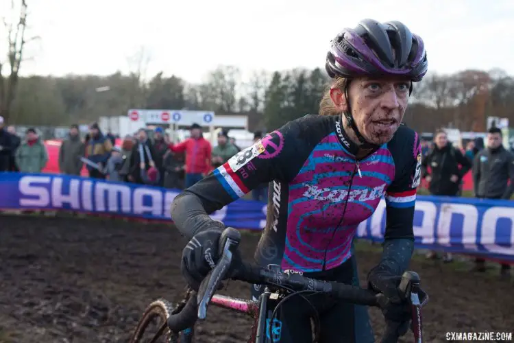 Helen Wyman has been focused on great World Cup results the last two weekends. © B. Hamvas / Cyclocross Magazine