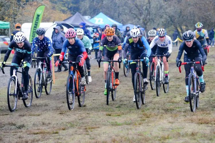 Women's holeshot. 2017 MFG Cyclocross #5. photo: courtesy