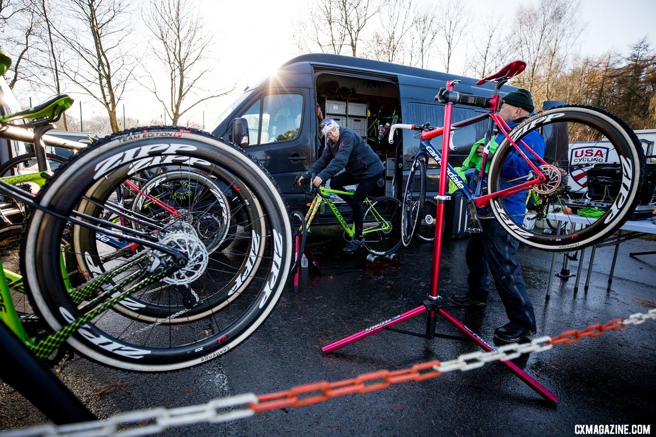 The Cannondale p/b CyclocrossWorld program has shown it can support riders in Europe. Elite Women, 2017 Zeven UCI Cyclocross World Cup. © J. Curtes / Cyclocross Magazine