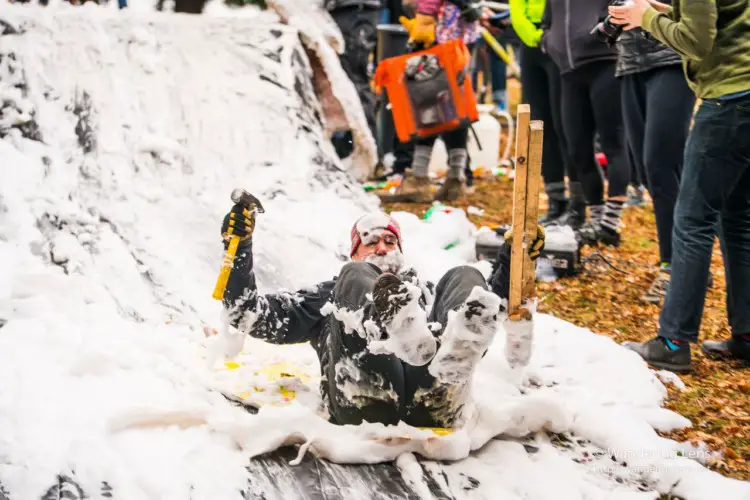 MFG Woodland Park Foam Party. © Wandering Lens