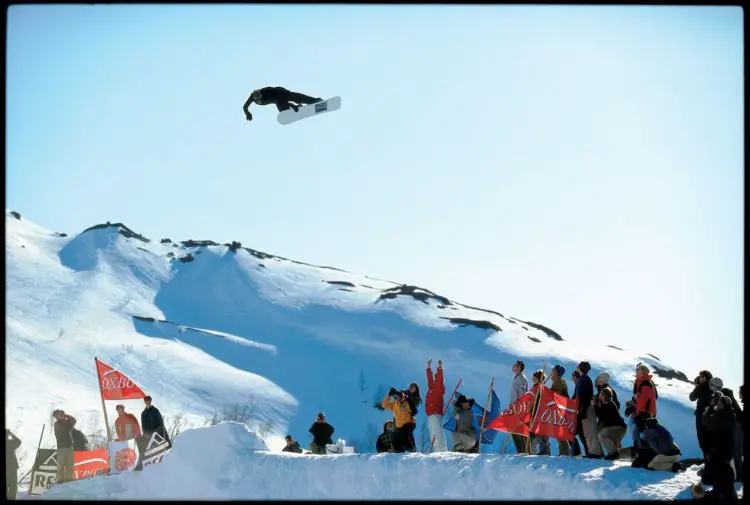 Jeff Curtes' iconic snowboarding photo is of Ingemar Backman getting backside air in Sweden. Right place, right time. © Jeff Curtes