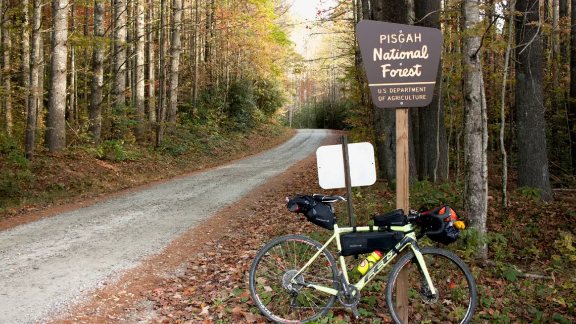 The Asheville Ramble Ride took participants deep into the Pisgah National Forest during peak leaf-peeping season for a three-day adventure. © Cyclocross Magazine