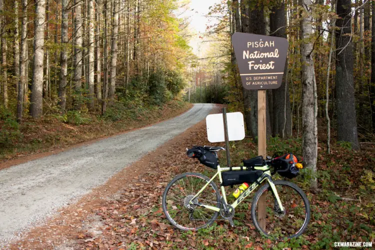 The Asheville Ramble Ride took participants deep into the Pisgah National Forest during peak leaf-peeping season for a three-day adventure. © Cyclocross Magazine