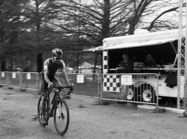 Lane Maher takes a muddy, lightning-delayed win. 2017 Major Taylor Cyclocross Day 1. photo: Angelina Palermo