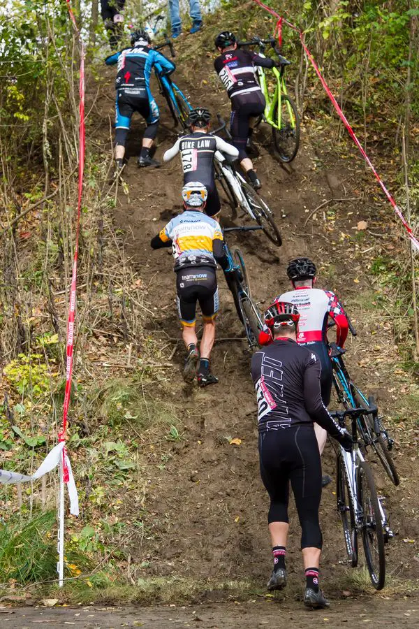 The muddy conditions created a fun cyclocross experience for all levels. photo: Bob Bruce