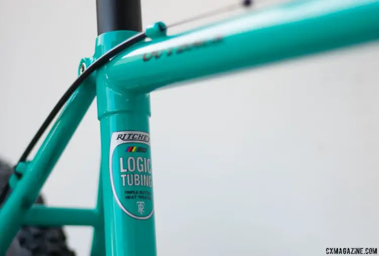 The Outback is built with Ritchey's steel Logic tubing. The new Ritchey steel Outback. © Cyclocross Magazine