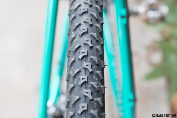 Our test bike came equipped with 38mm Ritchey Megabyte tires. The new Ritchey steel Outback. © Cyclocross Magazine