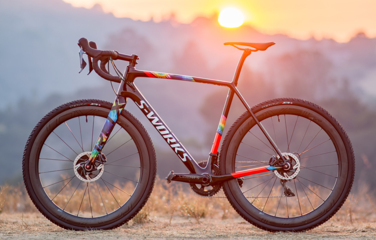 If you're lucky enough to own a 2018 Specialized S-Works CruX cyclocross bike, you'll probably want to keep riding past sunset. © Cyclocross Magazine