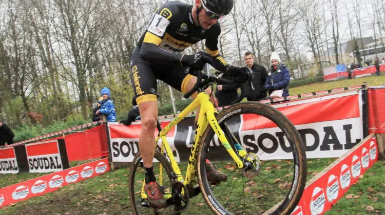 Corne van Kessel won at Hasselt and then won again on Sunday at Leuven. © B. Hazen / Cyclocross Magazine
