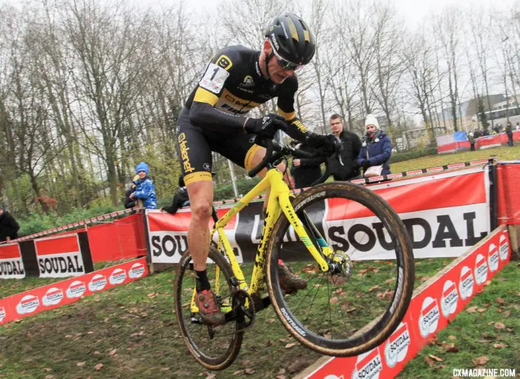 Corne van Kessel won at Hasselt and then won again on Sunday at Leuven. © B. Hazen / Cyclocross Magazine