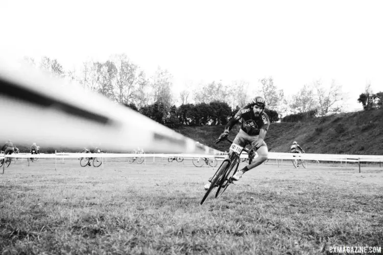 Andrea Piazzola took the win in the Men's race. 2017 SSCXWCITA, Verona, Italy. © F. Bartoli Avveduti / Cyclocross Magazine