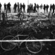 Bikes lay at the ready for the Le Mans-style start. Tip-tied shifters were A-Okay. 2017 SSCXWCITA, Verona, Italy. © F. Bartoli Avveduti / Cyclocross Magazine