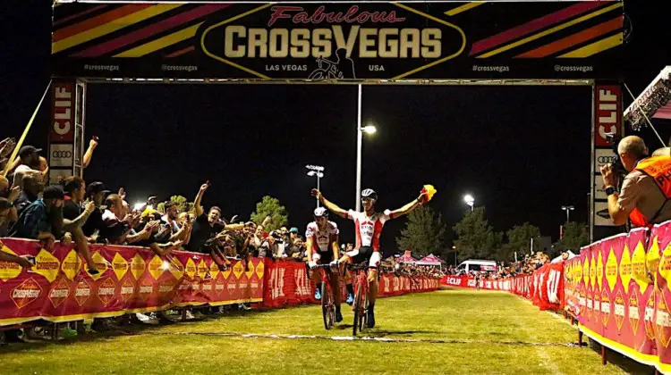 The Sweeck brothers were part of a memorable finish at 2017 CrossVegas. photo: courtesy