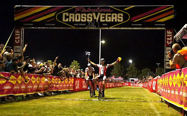 The Sweeck brothers were part of a memorable finish at 2017 CrossVegas. photo: courtesy 